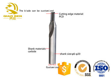 Double Edged Polycrystalline Diamond Tools Easy Handle Operate For CNC Process