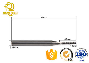 Stainless Steel Rounded Edge End Mill 3 Flute Carbide End Mills Anti - Breakage Edge