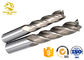 Spiral Rounded Edge End Mill Non - Uniform U Groove Design Smooth Chip Removal